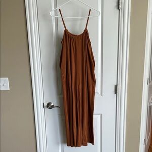 Casual Brown Romper